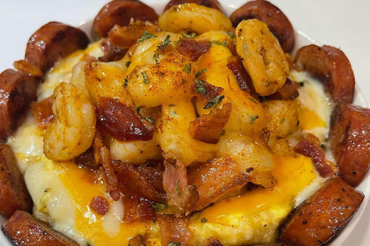 Loaded Grits Cooking Pretty